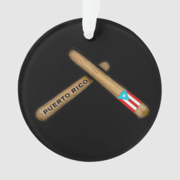 Puerto Rico Flagga Percussion Sticks I Palitos