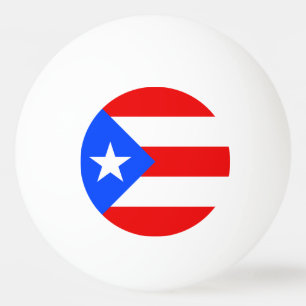 Puerto Rico-flagga Pingisboll