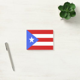 Puerto Rico flagga Post-it Block