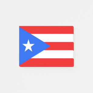 Puerto Rico Flagga Post-it Block