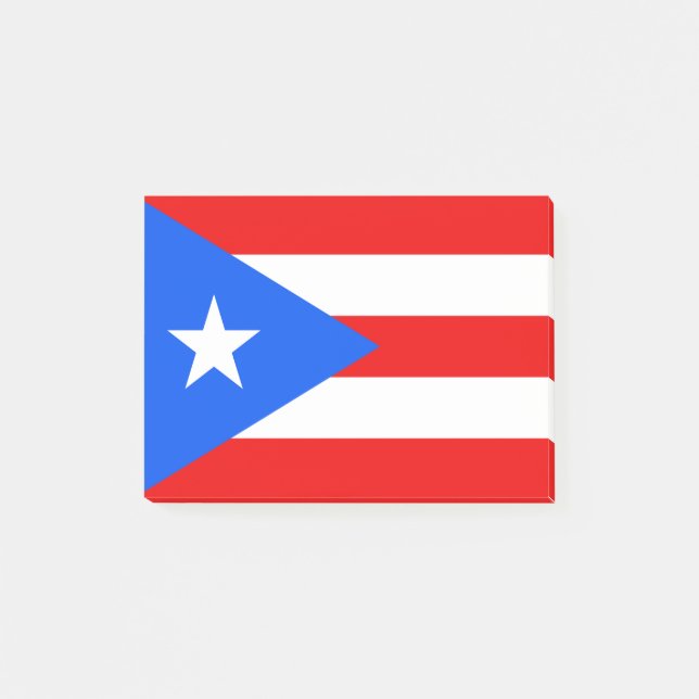 Puerto Rico Flagga Post-it Block (Framsida)