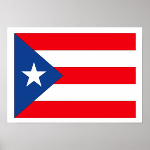 Puerto Rico flagga Poster