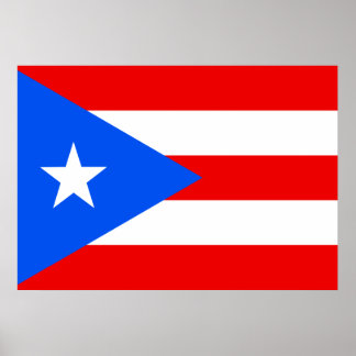 Puerto Rico Flagga Poster