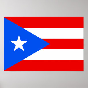 Puerto Rico Flagga Poster