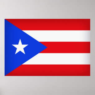 Puerto Rico Flagga Poster