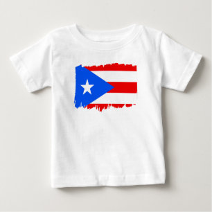 Puerto Rico Flagga Present Fotboll Fan Sport T Shirt