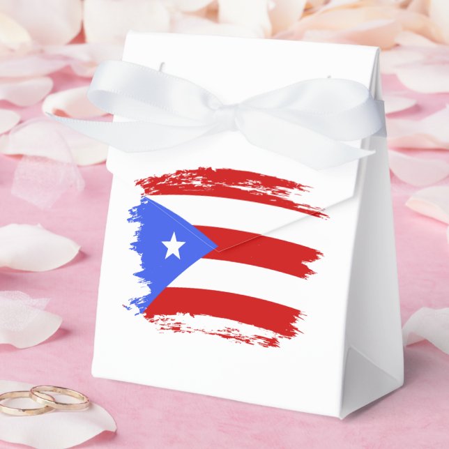 Puerto Rico flagga Presentaskar (Bröllop)