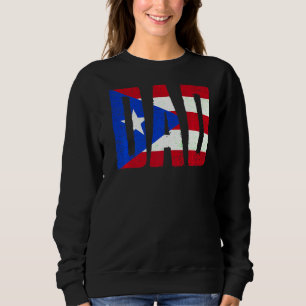 Puerto Rico Flagga Pridet Fars dag Puerto Rican D T Shirt
