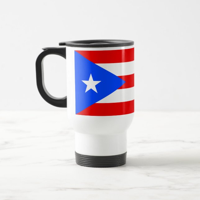 Puerto Rico Flagga Resemugg (Vänster)