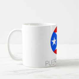 Puerto Rico Flagga Resemugg Kaffemugg