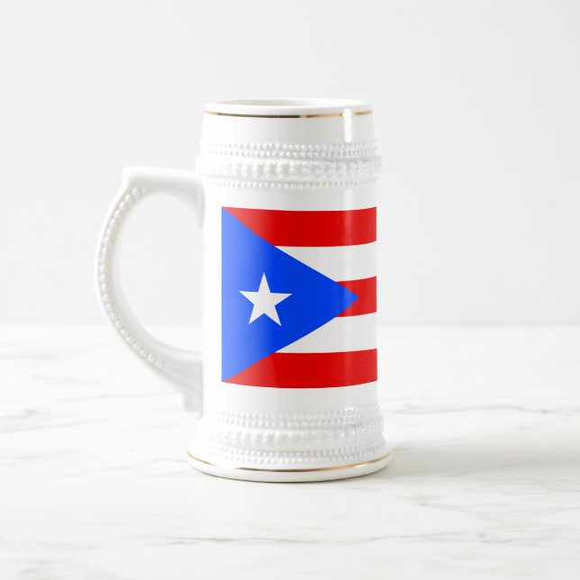 Puerto Rico Flagga Sejdel (Vänster)