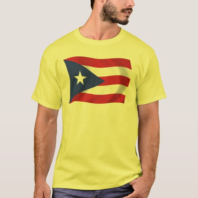 Puerto Rico Flagga Shirt Tee (Framsida)