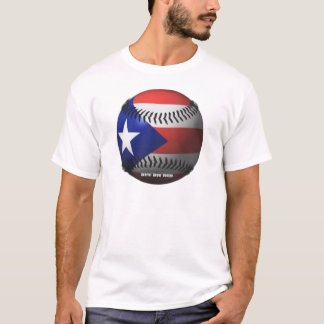 Puerto Rico Flagga som täcker en basket Tee