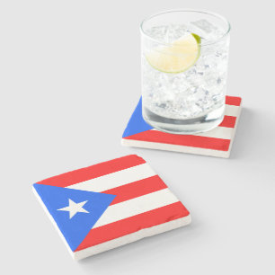 Puerto Rico flagga Stenunderlägg