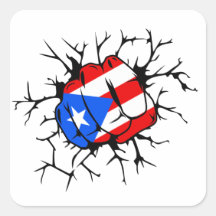 Puerto Rico Flagga Sticker