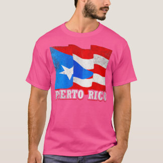 Puerto Rico Flagga T Shirt
