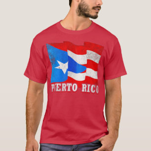 Puerto Rico Flagga T Shirt