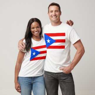 Puerto Rico flagga T Shirt