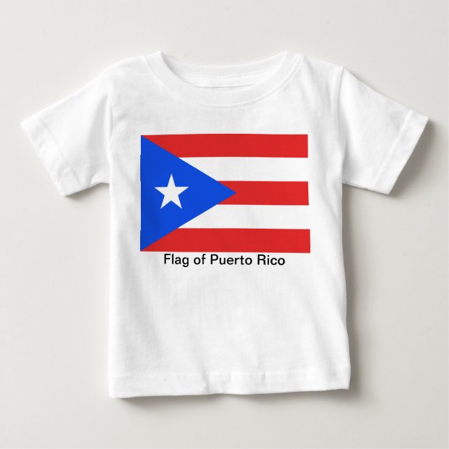 Puerto Rico Flagga Tee (Framsida)