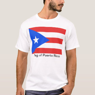 Puerto Rico Flagga Tee Shirt