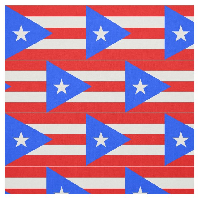 Puerto Rico-flagga Tyg (Provkarta)