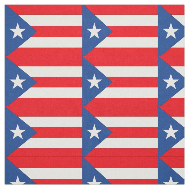 Puerto Rico Flagga Tyg (Provkarta)