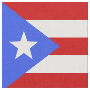 Puerto Rico flagga Tyg