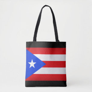 Puerto Rico flagga Tygkasse