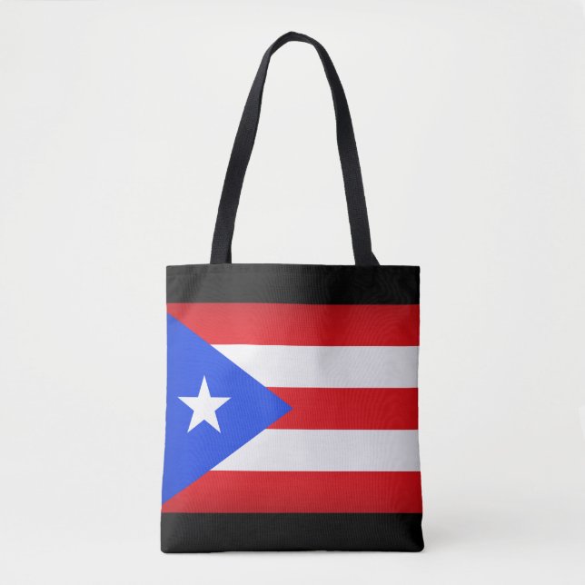Puerto Rico flagga Tygkasse (Framsida)