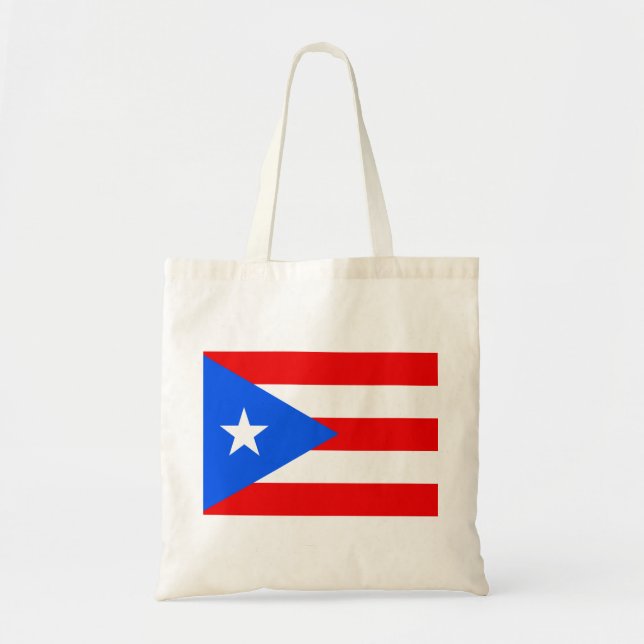 Puerto Rico flagga Tygkasse (Framsidan)