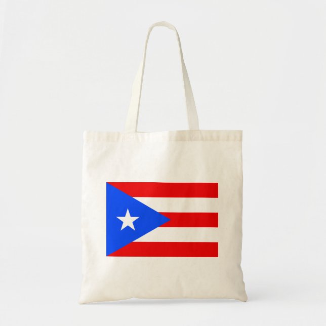 Puerto Rico Flagga Tygkasse (Framsidan)