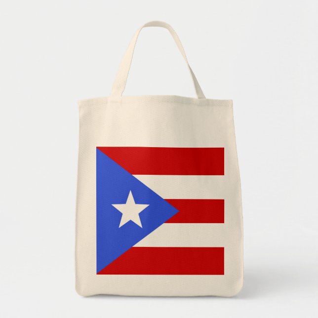 Puerto Rico flagga Tygkasse (Framsidan)