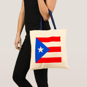 Puerto Rico flagga Tygkasse