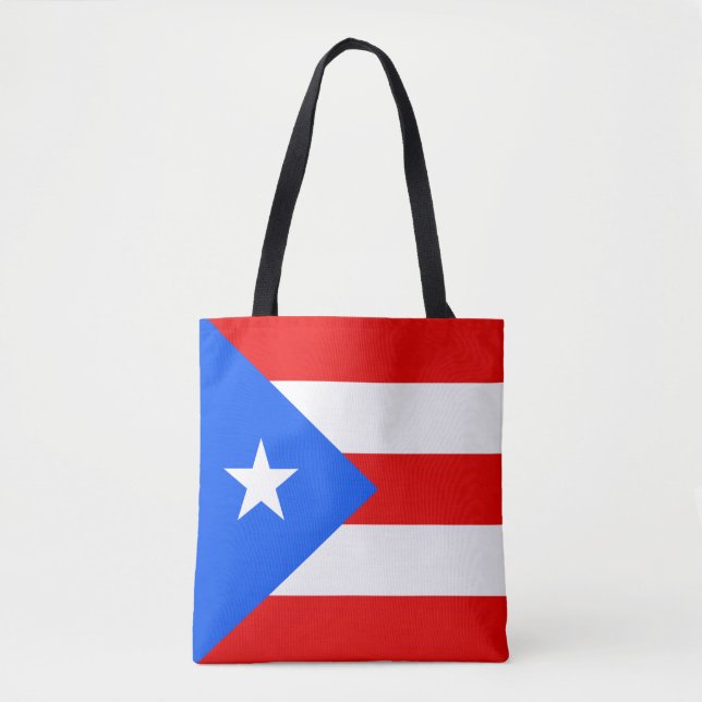 Puerto Rico flagga Tygkasse (Framsida)