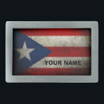 Puerto Rico Flagga Vintage Anpassningsbar<br><div class="desc">Den här vintagen av teckningar har flagga för genomsökning. Anpassa den här produkten efter dina specifika behov. Underbar presentidé för alla Boricua och Puerto Rico fläkt.</div>