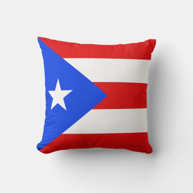 Puerto Rico Flagga x Flagga Pillow Kudde (Framsida)