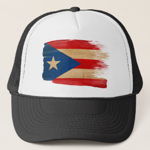 Puerto Rico flaggatruckerkeps Truckerkeps