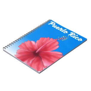 Puerto Rico Flor de maga resemål Anteckningsbok
