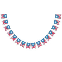 Puerto Rico för baner för tiedyepartybunting