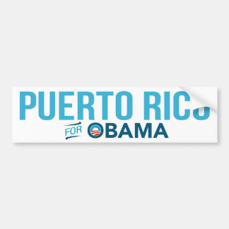 Puerto Rico för den Barack Obama Biden bildekalet Bildekal