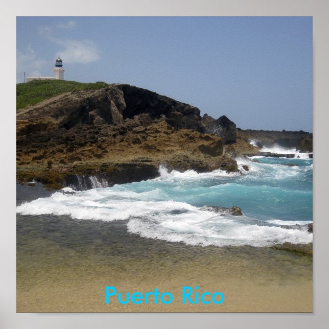 Puerto Rico Framed Photo Poster (Framsidan)