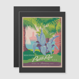 Puerto Rico gammal turistreklam