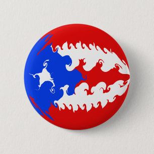 Puerto Rico Gnarly flagga Knapp