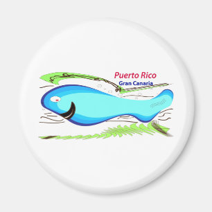 Puerto Rico Gran Canaria souvenir Magnet