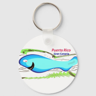 Puerto Rico Gran Canaria souvenir Nyckelring