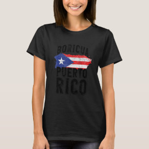Puerto Rico Graphic Women Manar Kids Puerto Rican  T Shirt