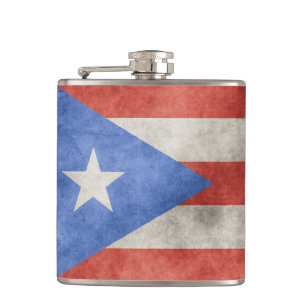 Puerto Rico Grunge Flagga Fickplunta