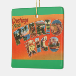 Puerto Rico Hälsning Julgransprydnad Keramik
