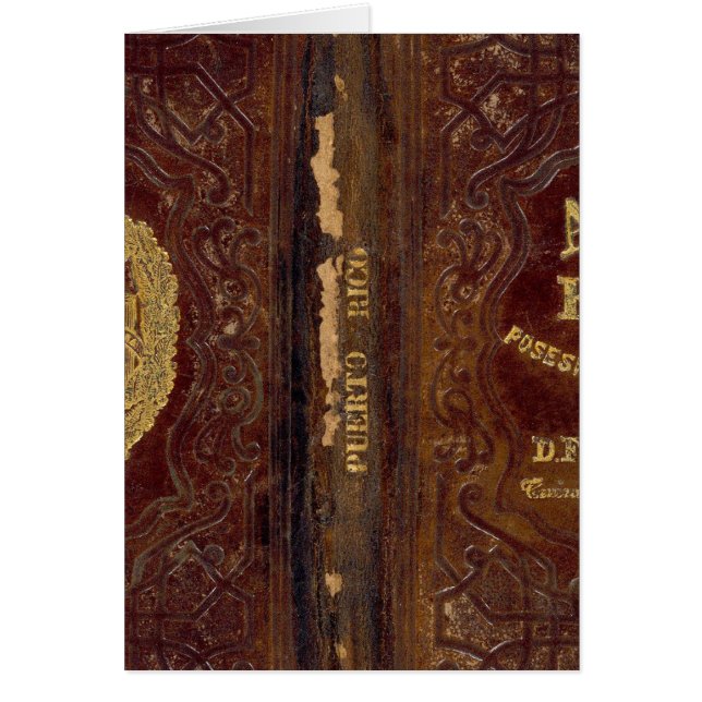 Puerto Rico Hälsningskort (Framsidan)