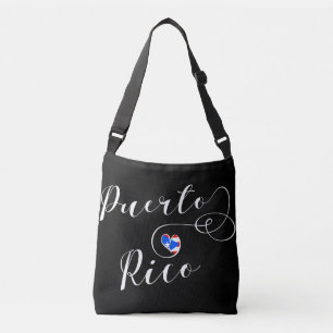 Puerto Rico hjärta, Puerto Rican design Axelväska